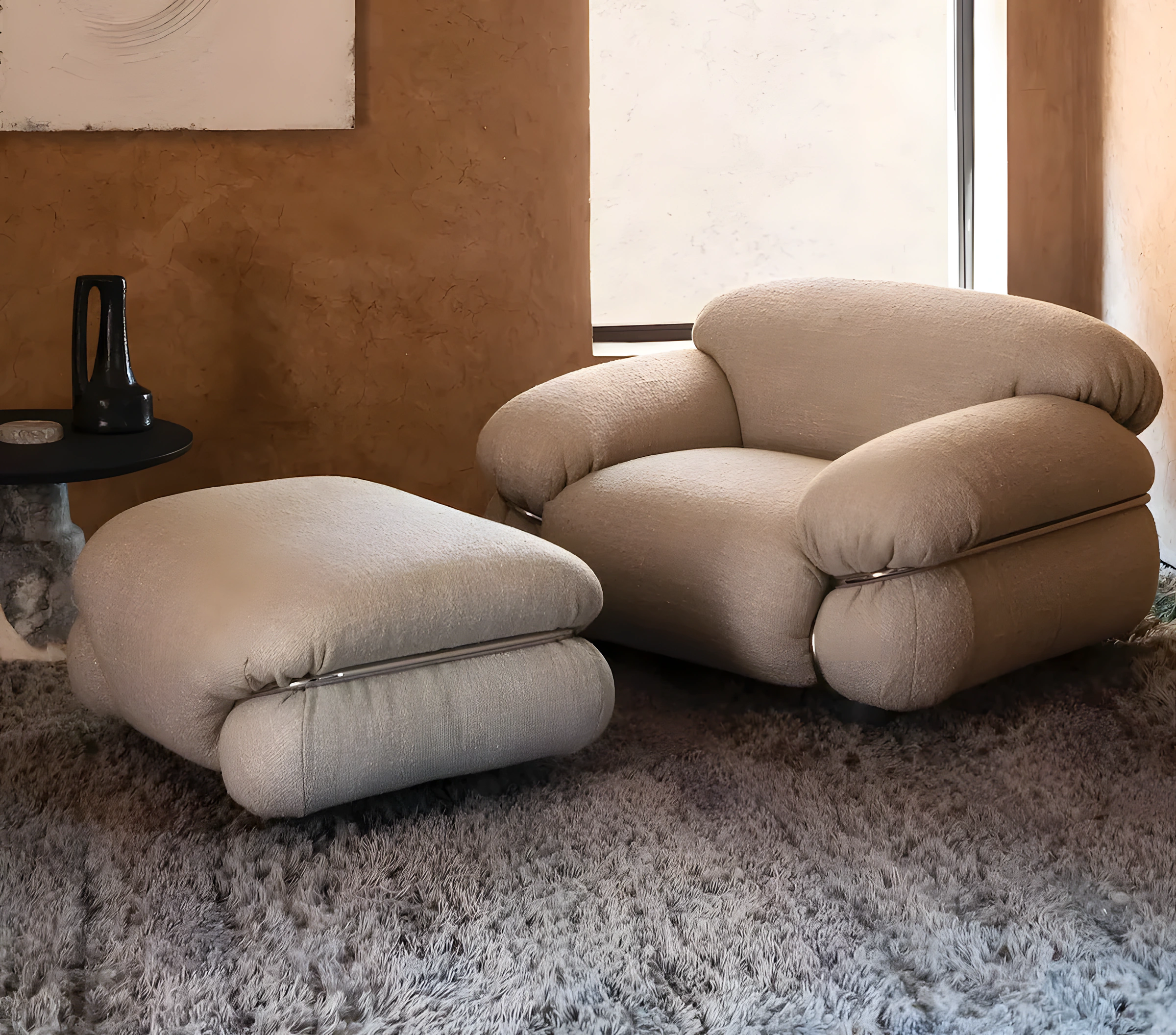 Sculptural lounge chairs project story